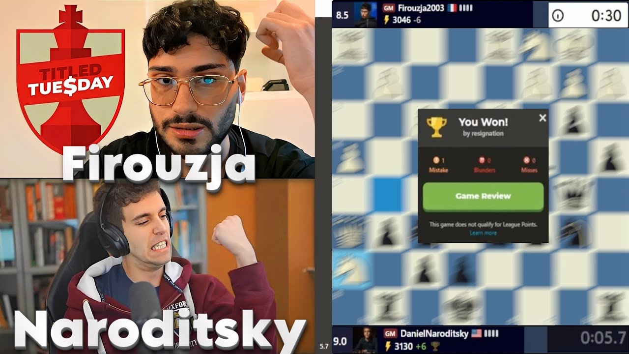 GM Daniel Naroditsky CRUSHED!!! GM Alireza Firouzja