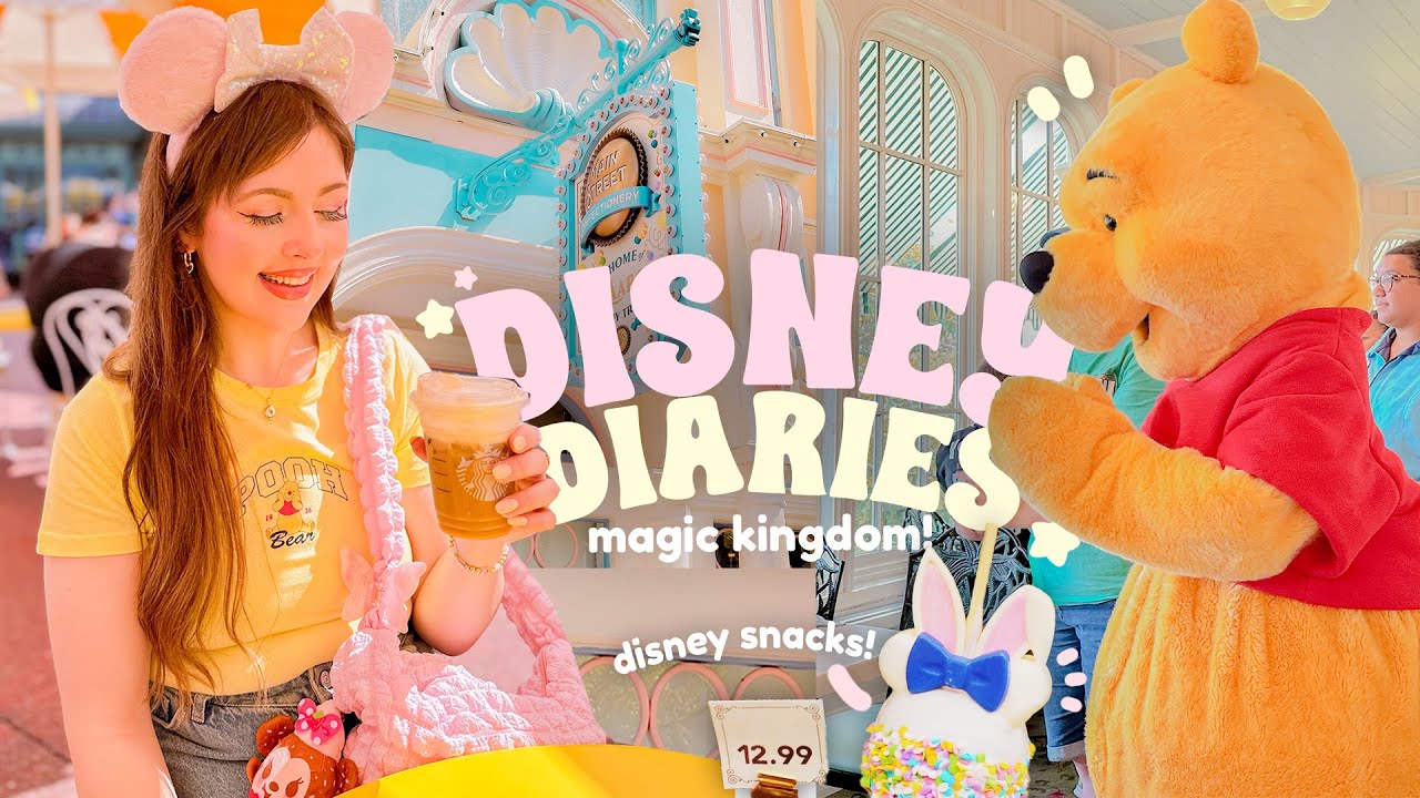 DISNEY WORLD VLOGS ✿ DAY ONE in Magic Kingdom & Character Dining at Crystal Palace
