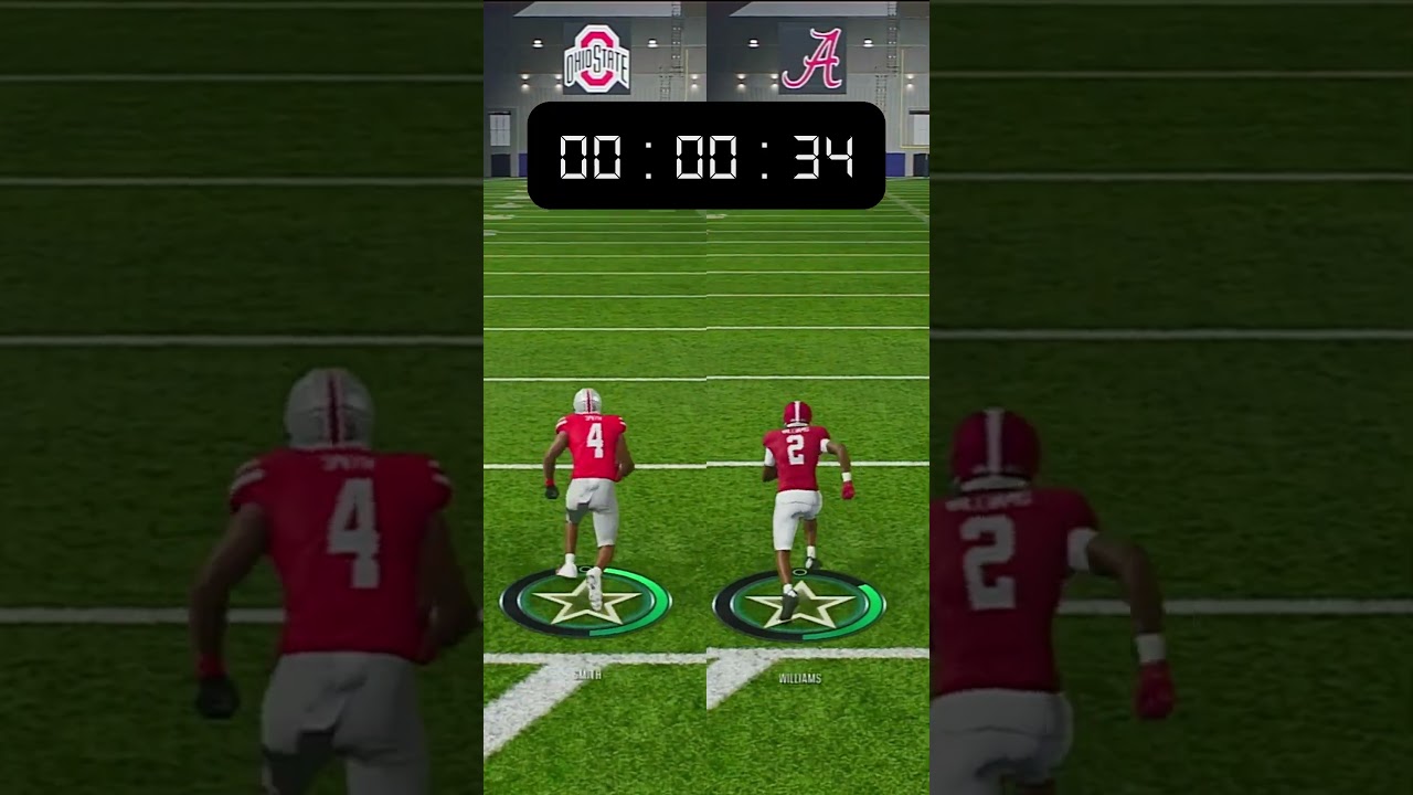 I Made the CFB 26 Cover Athletes RACE! 🏁🔥 Ryan Williams vs Jeremiah Smith