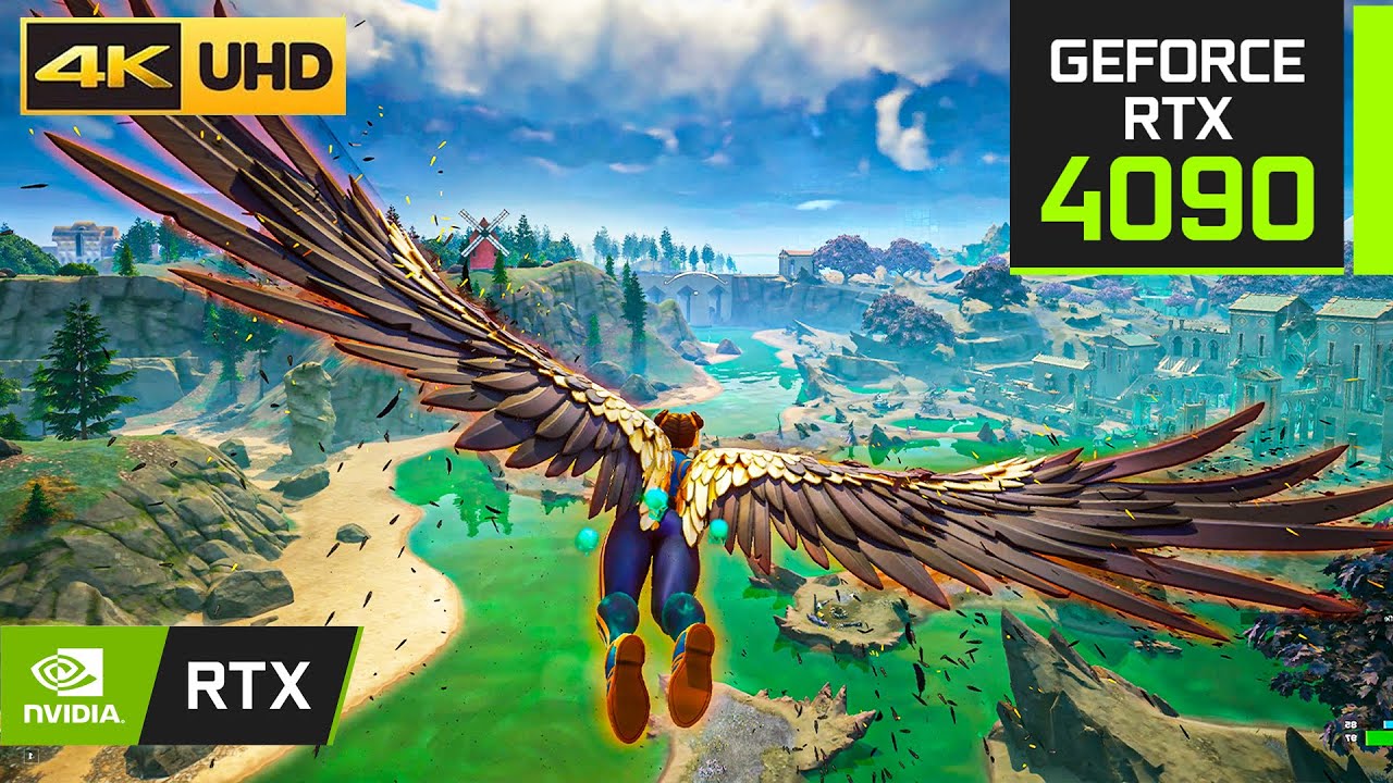 Fortnite : RTX 4090 + 7800X3D ( 4K Ultra Settings RTX ON )