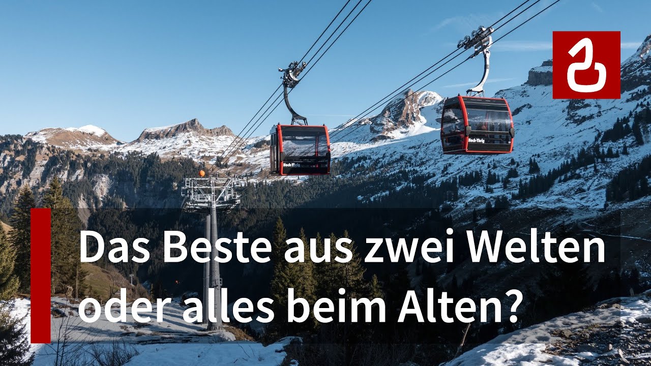 TRI-Line Hoch-Ybrig Weglosen – Seebli | Weltneuheit von Doppelmayr-Garaventa | (R)Evolution der 3S?