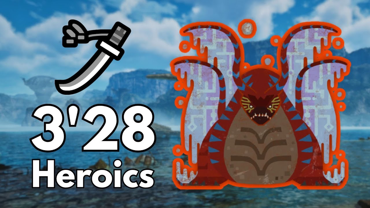 Arch Tempered Uth Duna Longsword Solo 3'28 (Heroics) | Monster Hunter Wilds