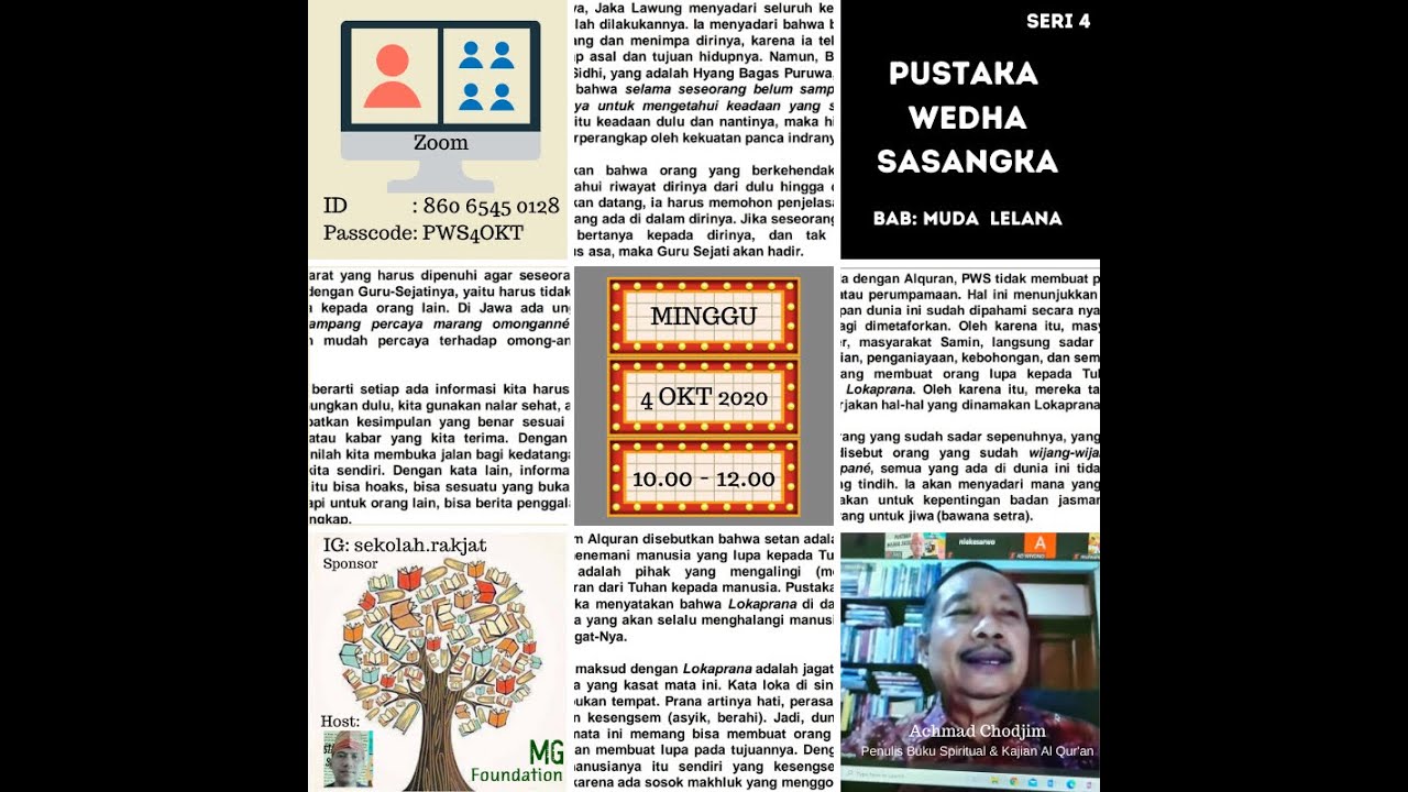 Pustaka Wedha Sasangka, Seri 4: Muda Lelana. Oleh: Achmad Chodjim