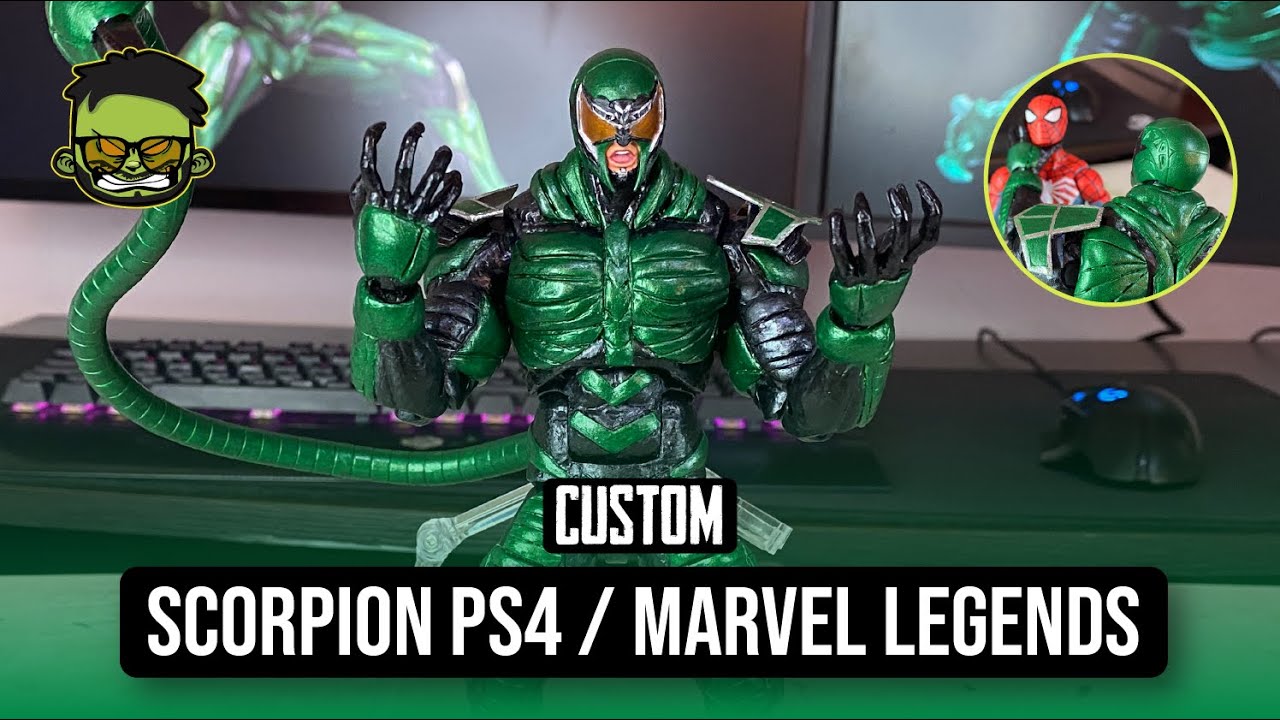 SCORPION PS4 CUSTOM // MARVEL LEGENDS
