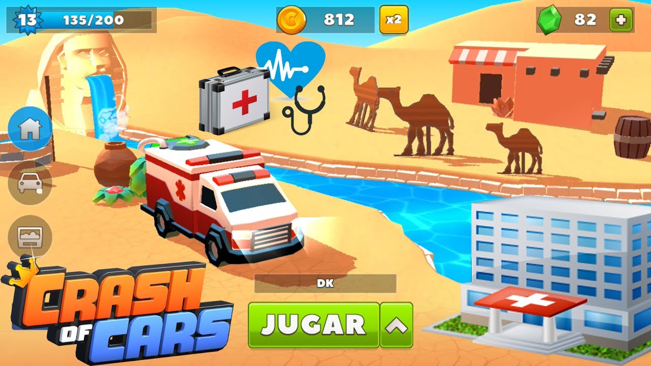 CRASH OF CARS | PROBANDO LEGENDARIA AMBULANCIA!!!