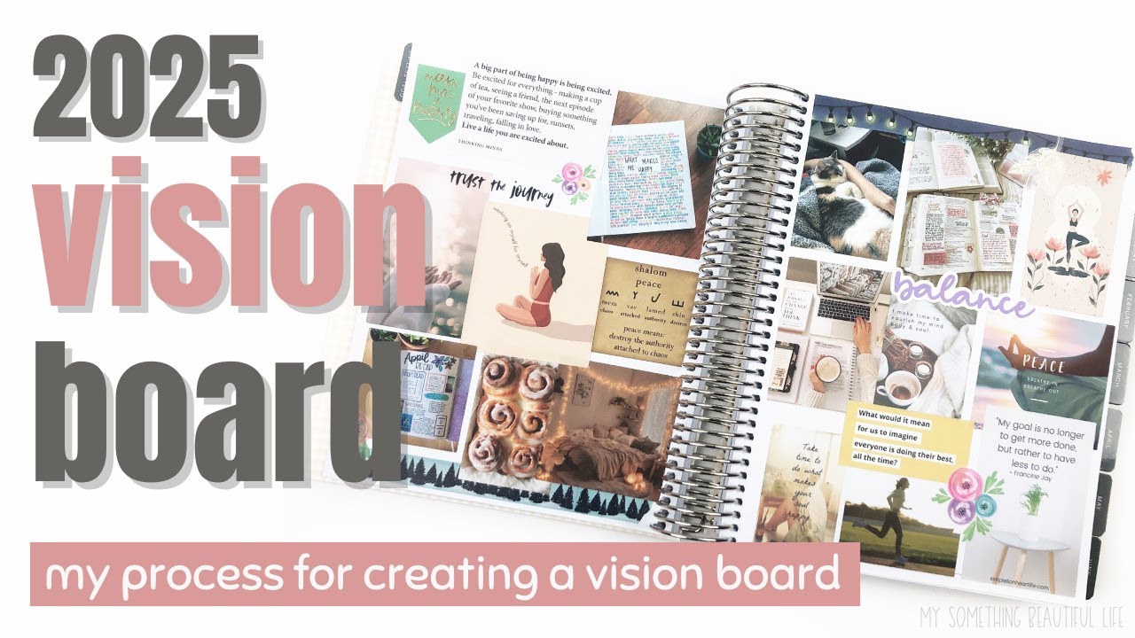 CREATING MY 2025 VISION BOARD | MäksēLife Goal Planner