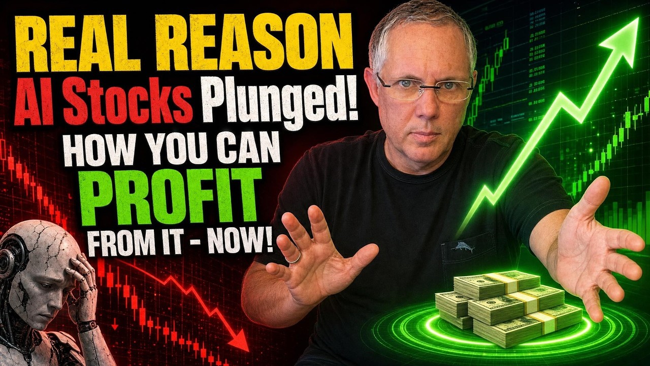 The REAL REASON All AI Stocks Plunged On Friday! How YOU Can Profit From This AI Stock Downturn!