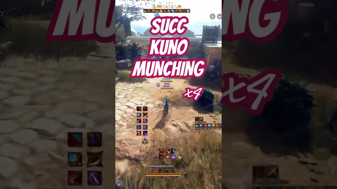 SUCCESSION KUNO RBF MUNCH!!! #LvYeti on #twitch #gaming #mmo #vtuber #bdo #shorts #blackdesert #kuno