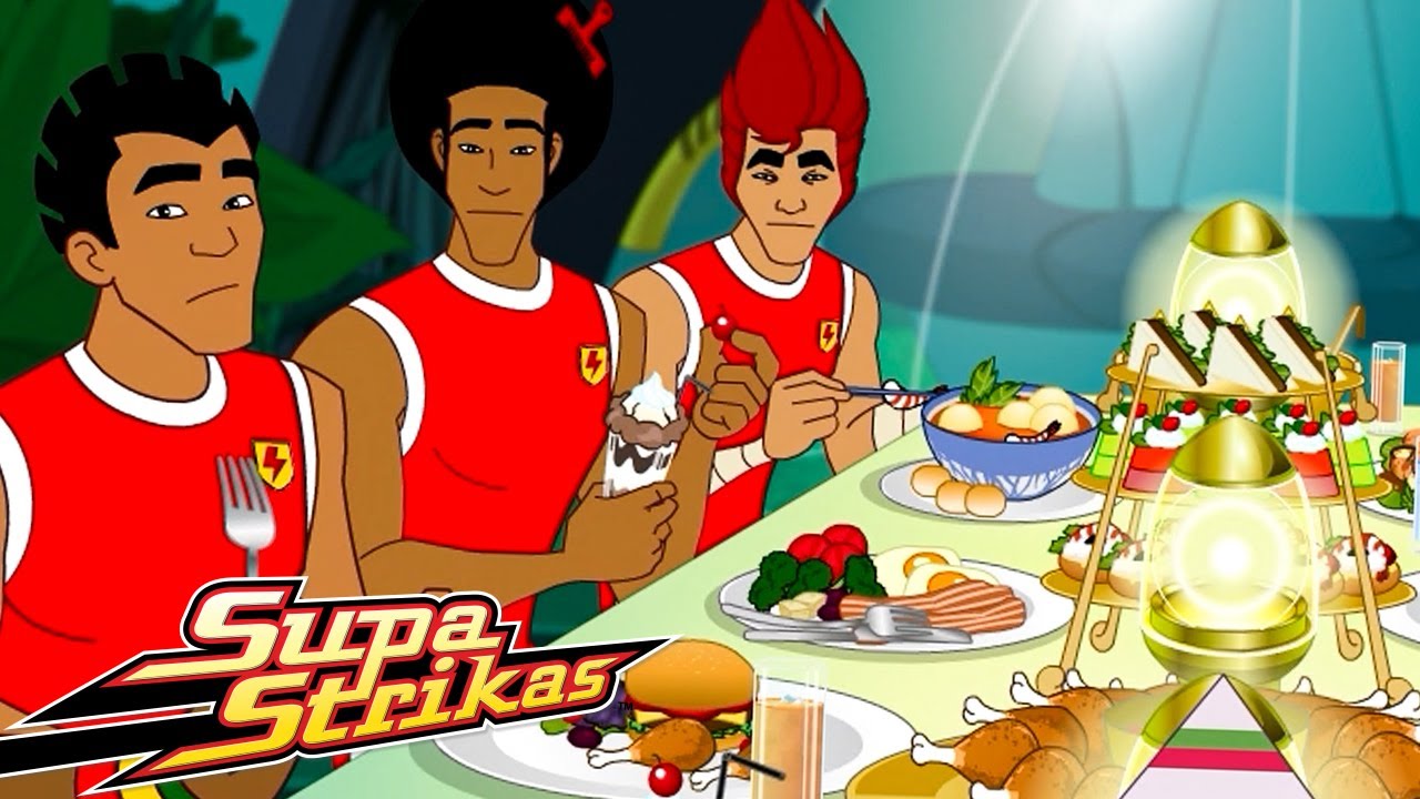 Elegantes Fußball-Essen | Zusammenstellung der Episoden | Supa Strikas auf Deutsch | Fußball Cartoon