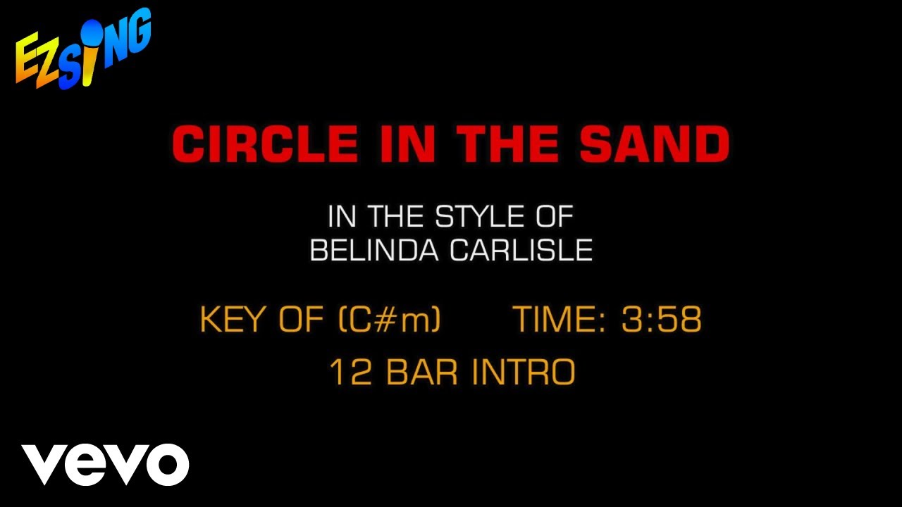Belinda Carlisle - Circle In The Sand (Karaoke EZ Sing)