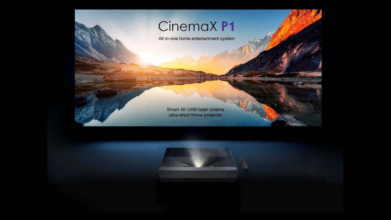 First Look: Optoma CinemaX P1 Smart 4K UHD Laser Ultra Short Throw Projector