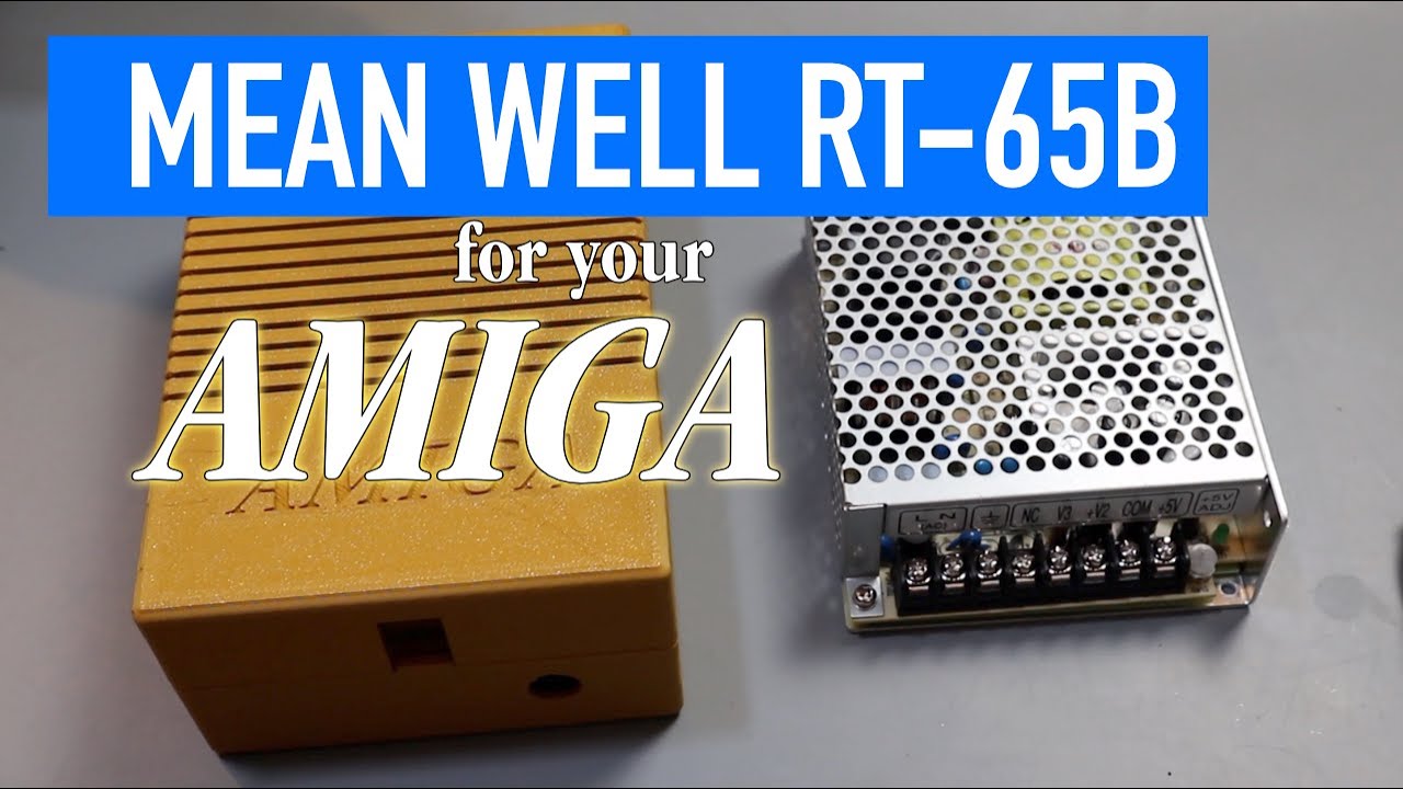 Replace your old Amiga Power Supply with a Mean Well RT-65B
