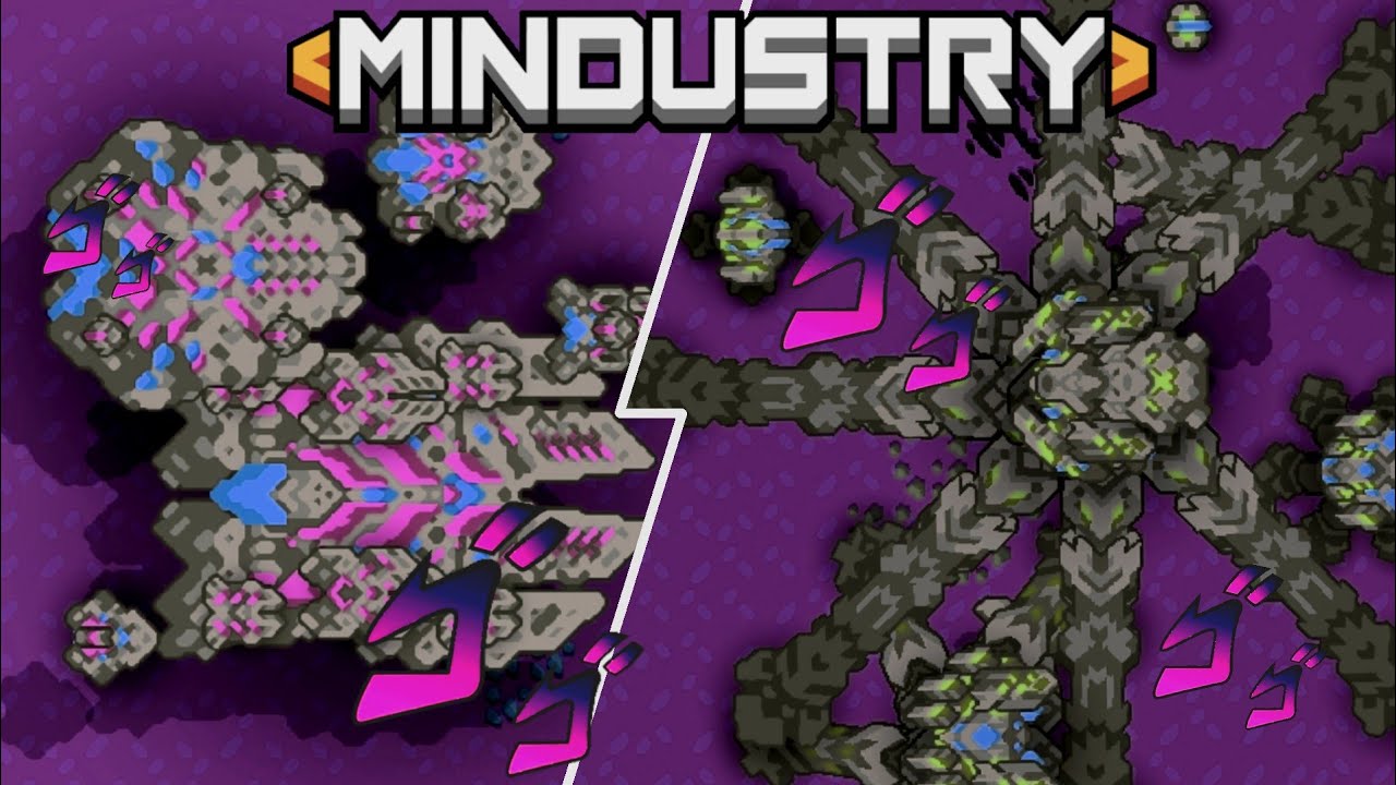 Mindustry V7 - Flying Naval Support vs Spooder Tree