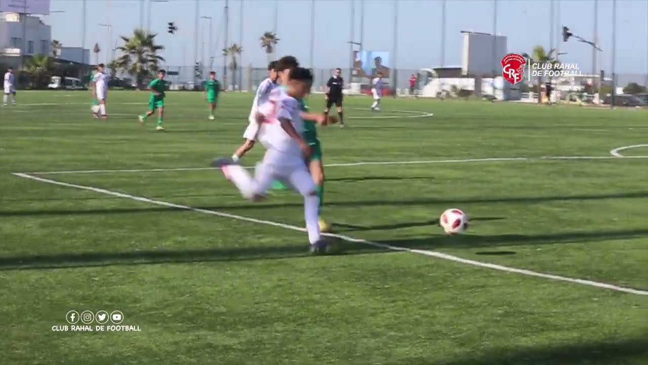 البطولة الوطنية تعادل فريق رحال لكرة القدم 1-1 الرجاء البيضاوي U15.