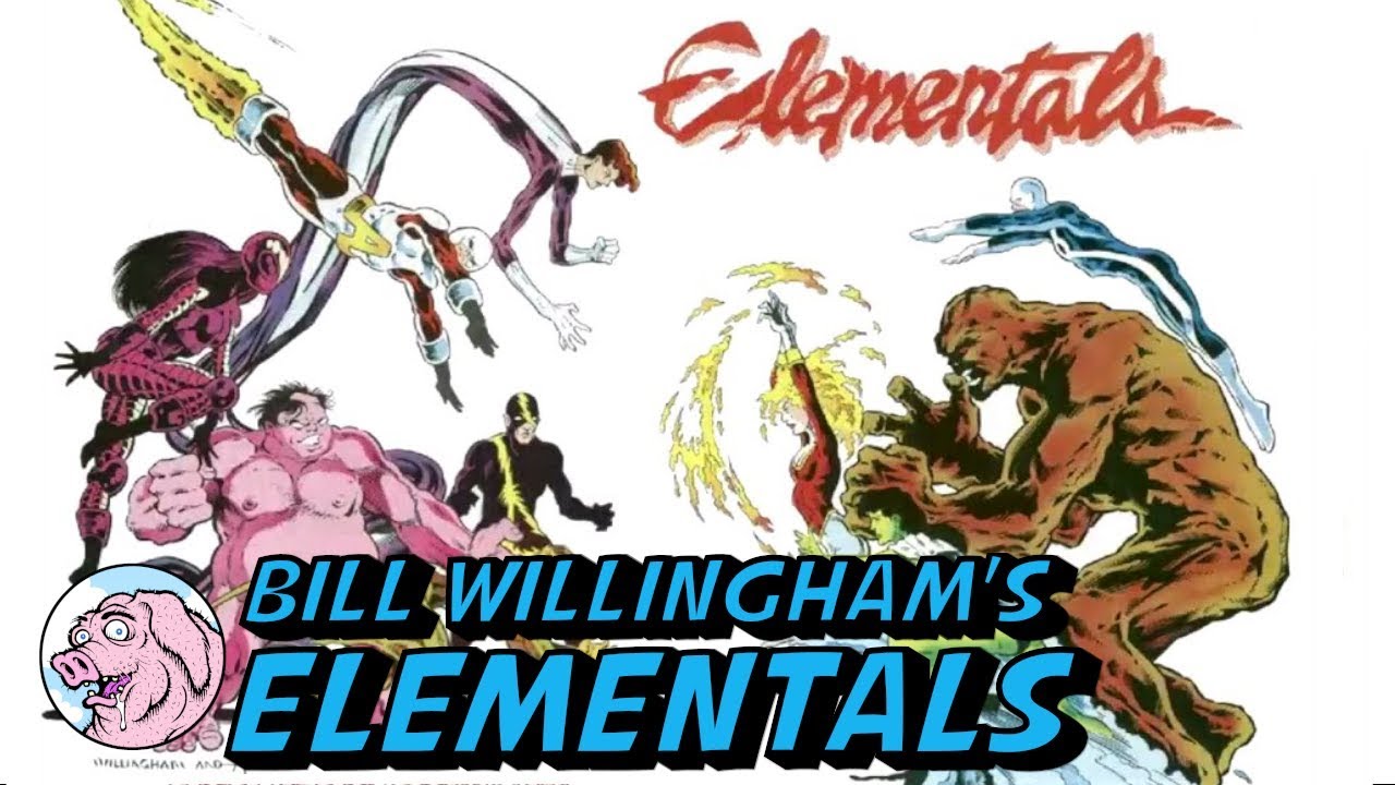 Bill Willingham's Elementals - the out of print indy comics classic of the 80's