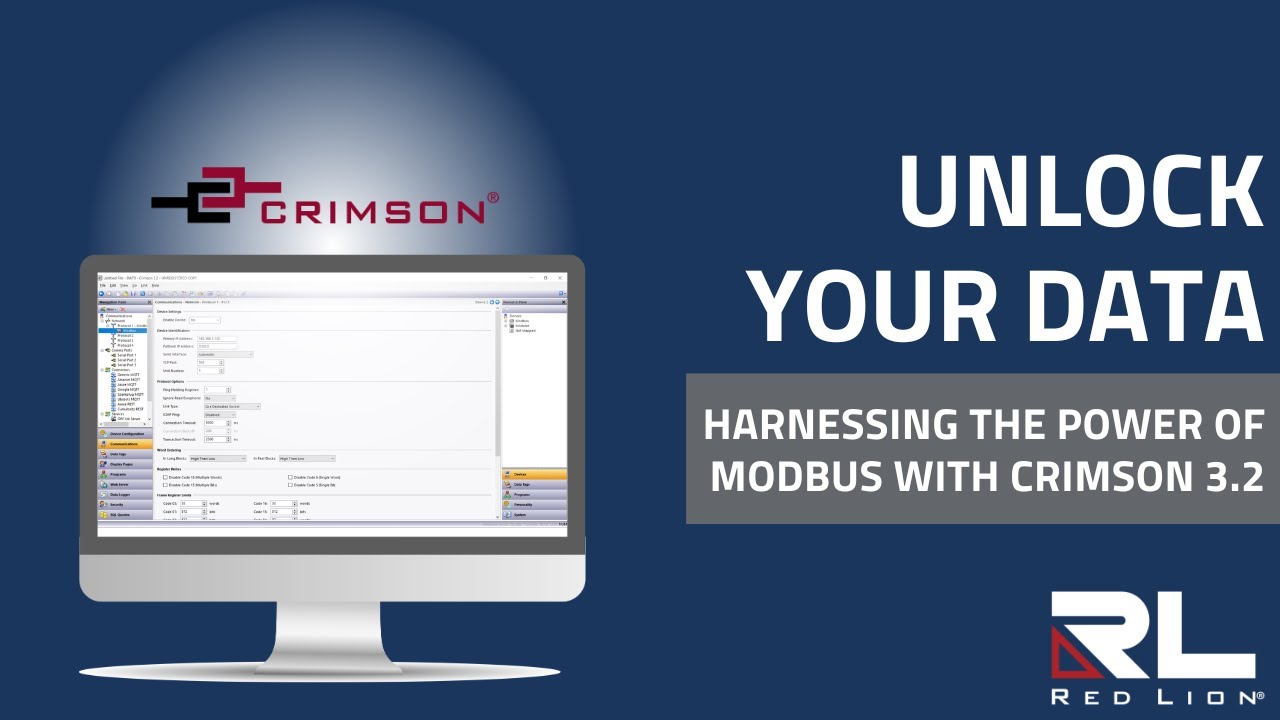Crimson 3.2 - Harnessing the Power of Modbus | Red Lion Controls