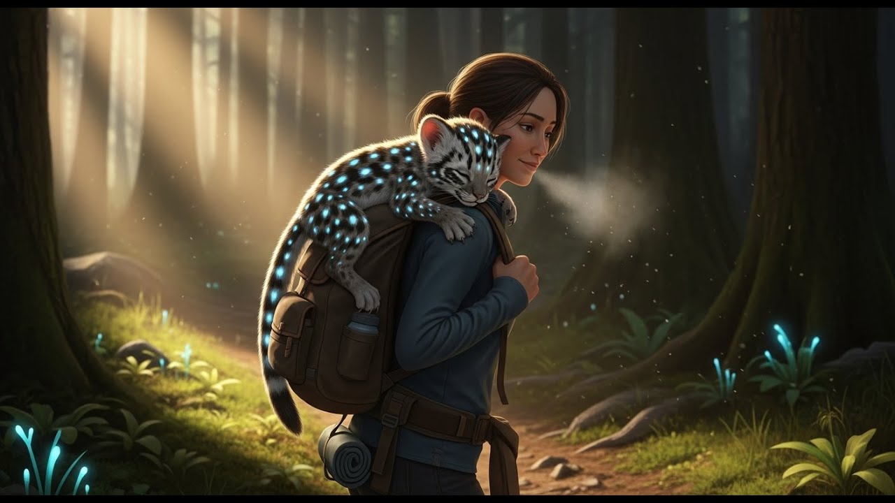 A Cub Jumped on Her Back Mid March — She Kept Walking Until It Drifted Asleep