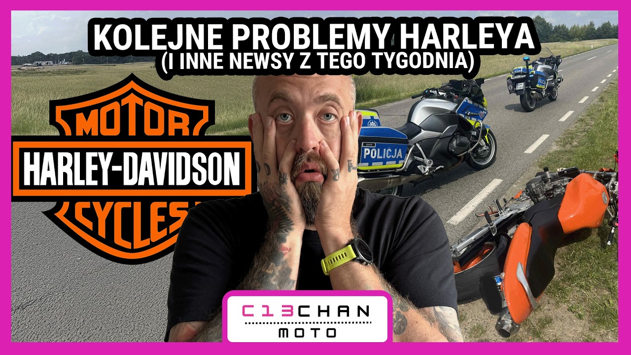 Harley znowu ma kłopoty | Do więzienia za 180 km/h | Motonewsy