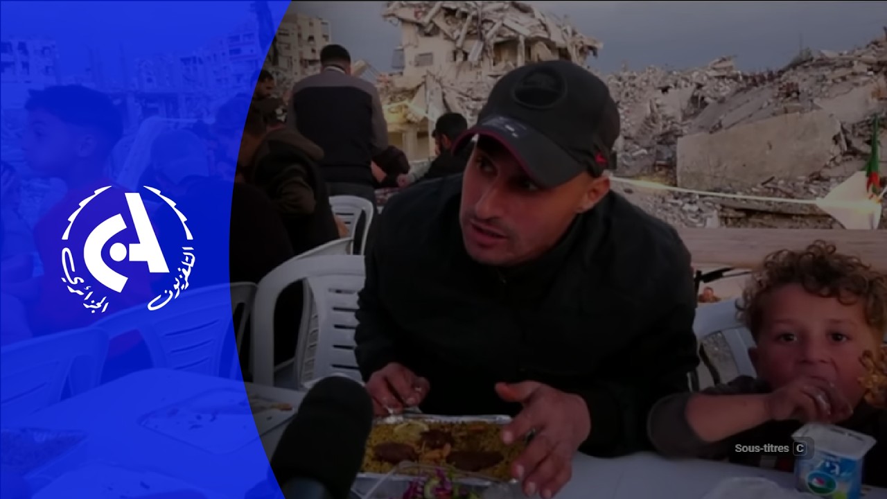 Ghaza :  Iftar Collectif au milieu des décombres