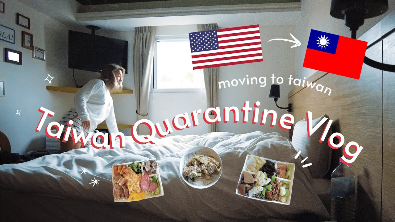 Taiwan Quarantine Vlog 🛌 moved to taiwan! arrival experience, food, daily schedule