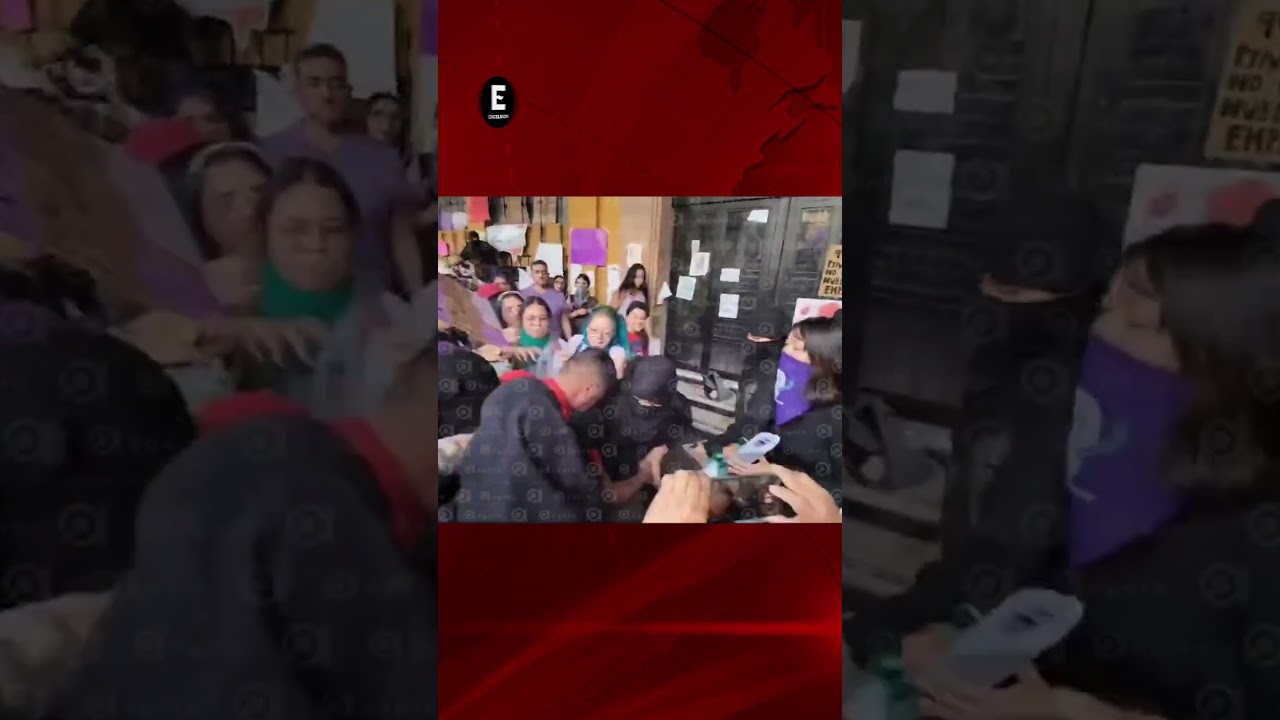 Golpean a hombre en marcha feminista en Guanajuato