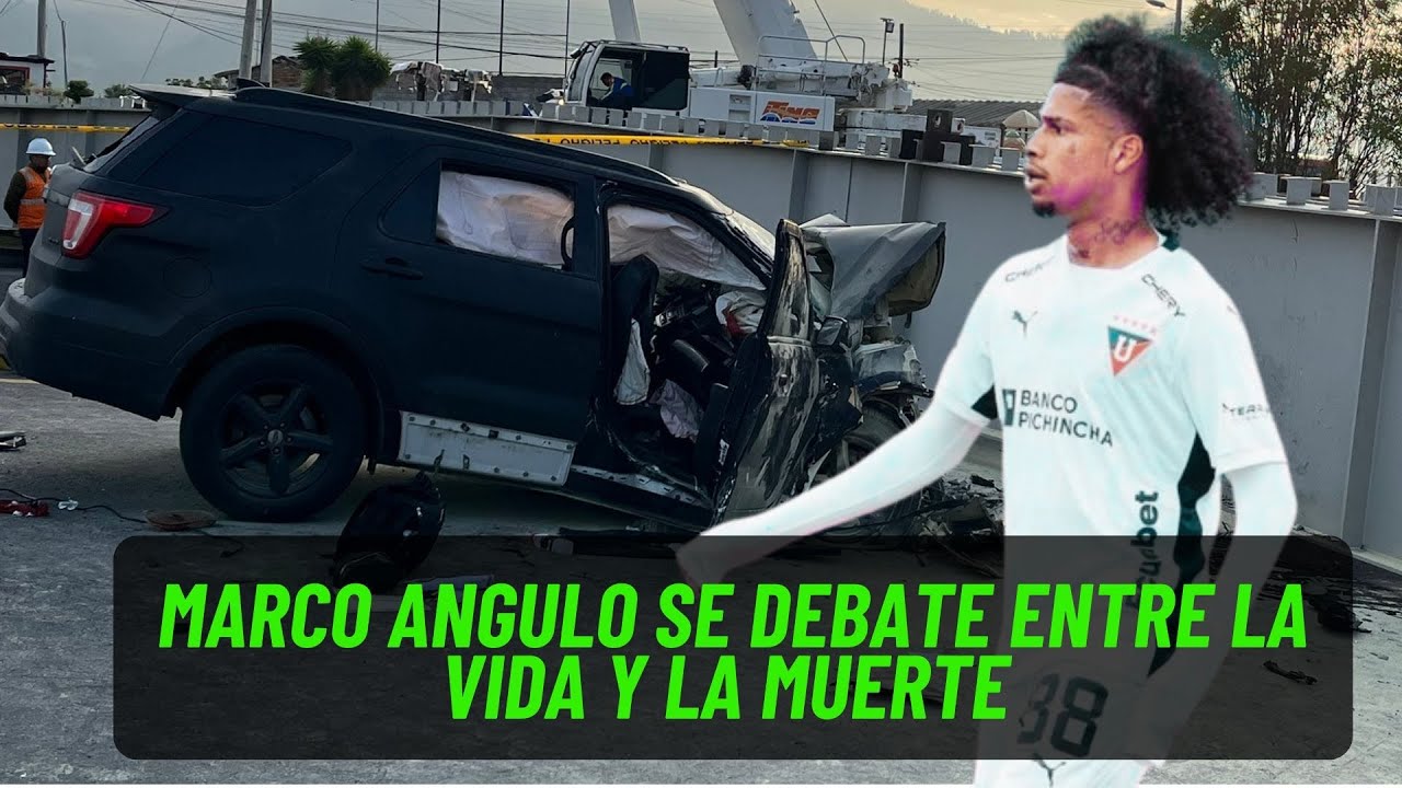 JUGADOR DE LIGA MARCO ANGULO ESTÁ EN TERAPIA INTENSIVA SU VIDA SOLO DEPENDE DE DIOS
