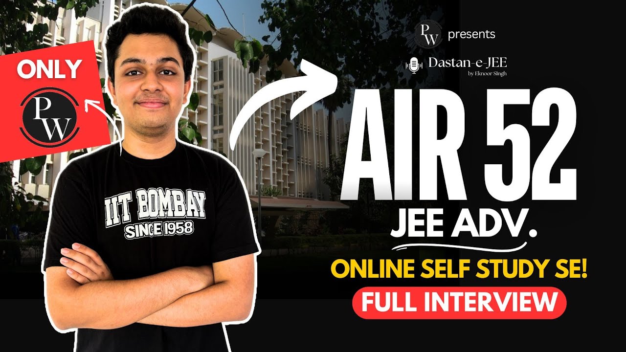 AIR 52 Exposes PW! 🔥 | IIT Bombay CSE From Online! #jee