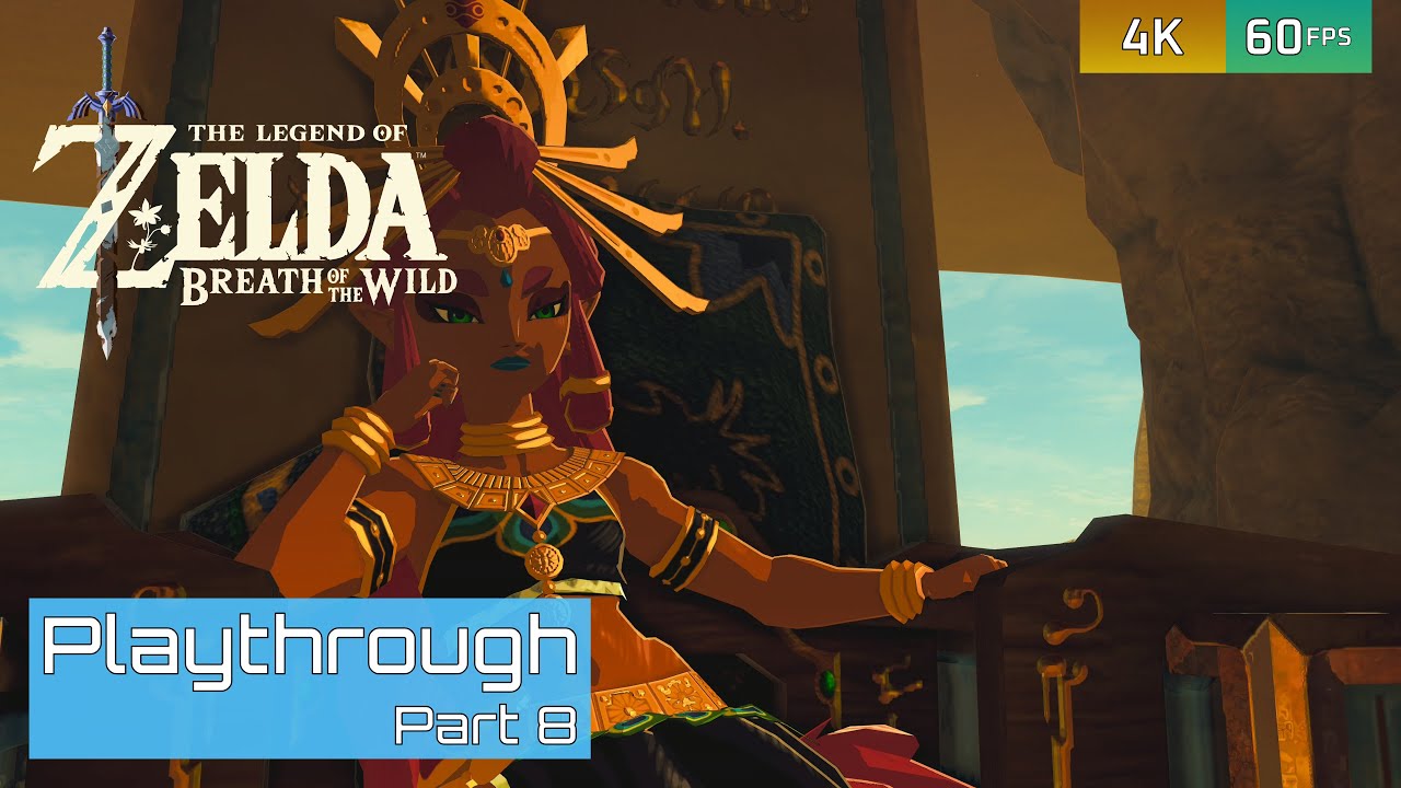 Gerudo Desert | Zelda: Breath of the Wild [4K 60FPS No Commentary]