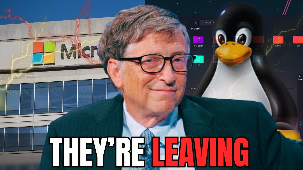 Bill Gates STUNNED as users QUIT Windows for Linux