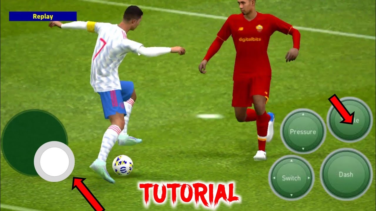 All Skills Tutorial In eFootball 2022 Mobile | How to Perform Any Skill in eFootball 2022 Mobile??