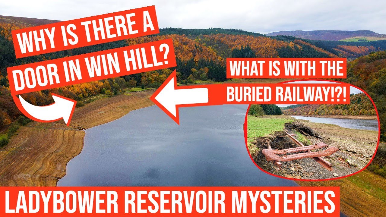 Ladybower Reservoir The Mystery Railway & the Secret Door in the Hill    #ladybower