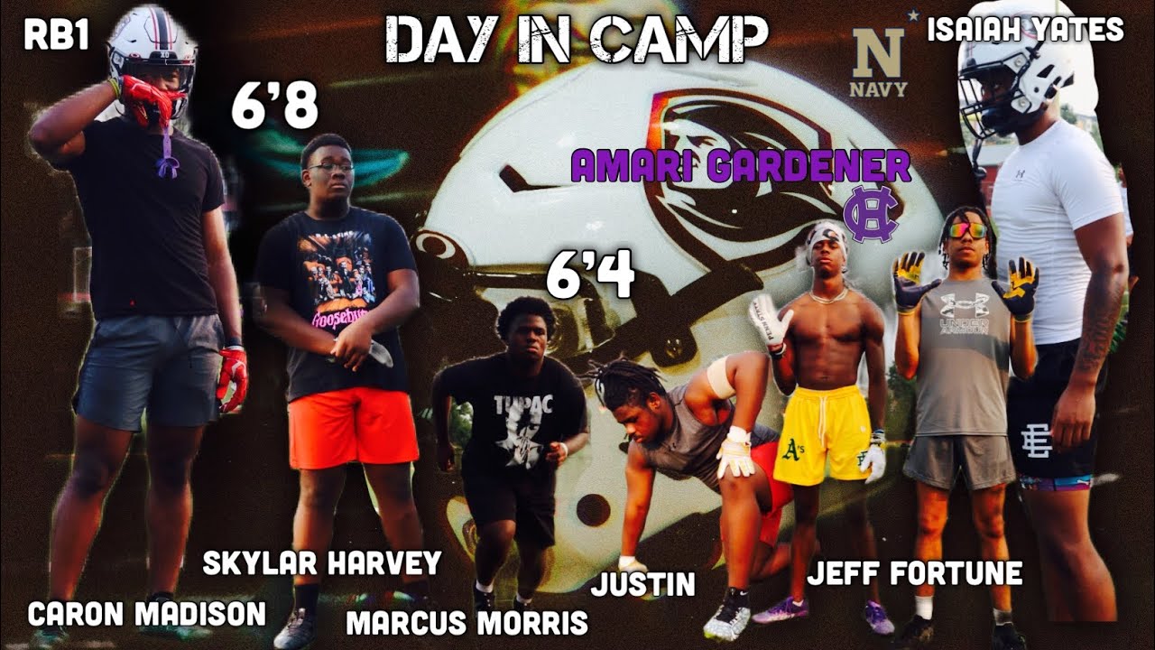 Archbishop Curley Football || Day In Camp Ft. Amari Gardner & More!!
