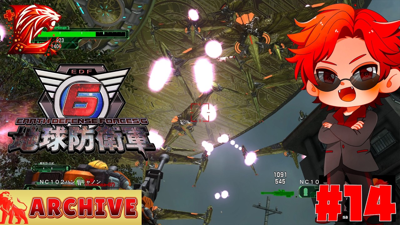#14【夜な夜な防衛軍6】らいおんの『地球防衛軍6』【LIVE】