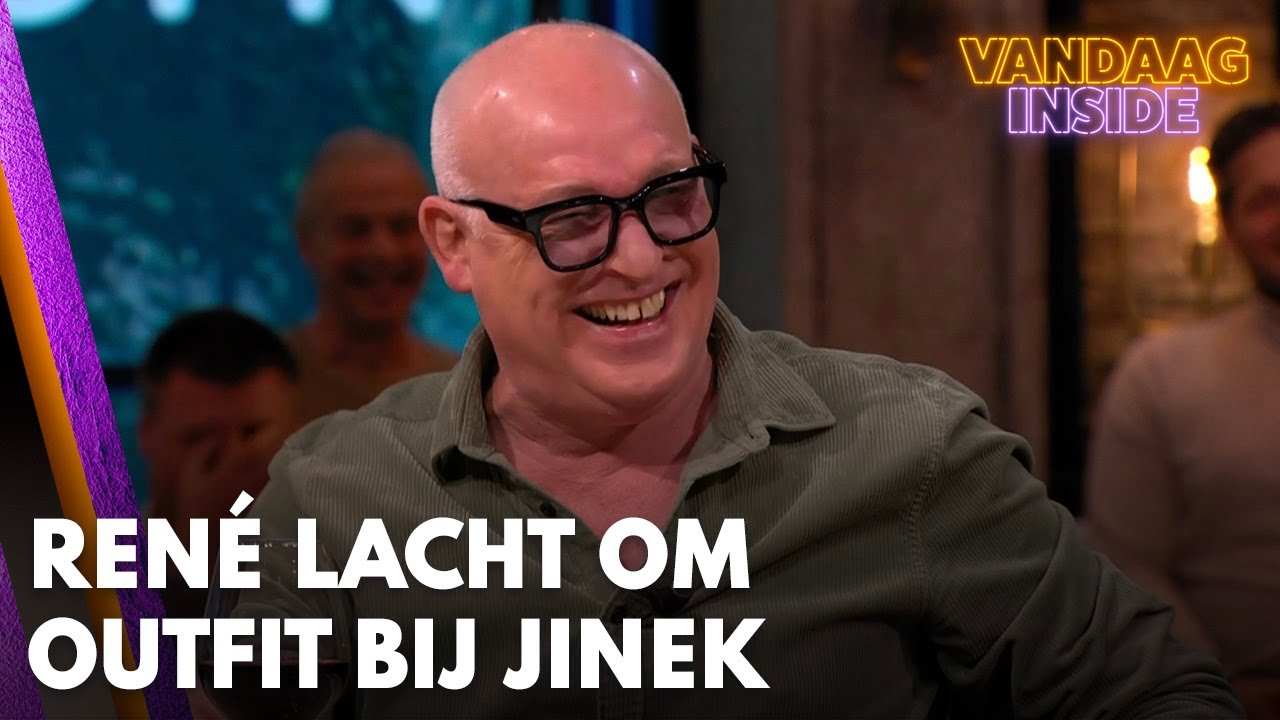 René lacht om outfit bij Jinek: ‘Dat moet je niet aandoen!’ | VANDAAG INSIDE