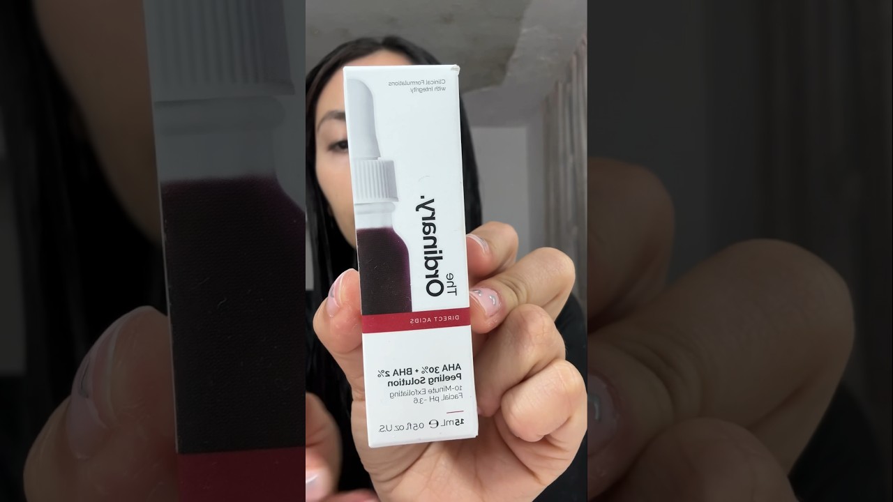Peeling The Ordinary #skincare #peelingsolution #theordinary