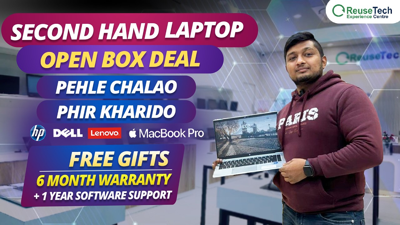 Laptop + Monitor Deal 😍 Starting @16,000/- | Second Hand Shop Delhi Wazirpur