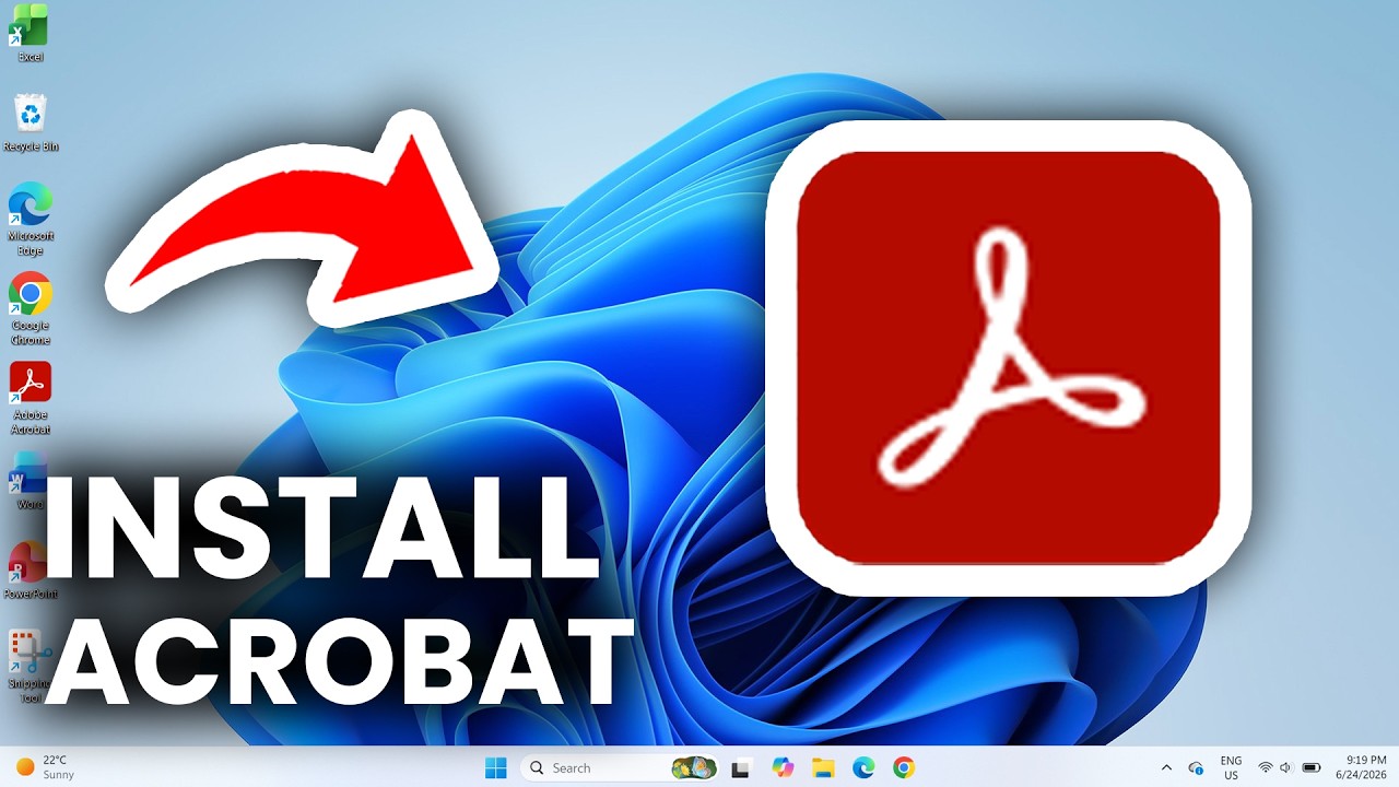 How To Install Adobe Acrobat Reader On Windows 11 - Tutorial