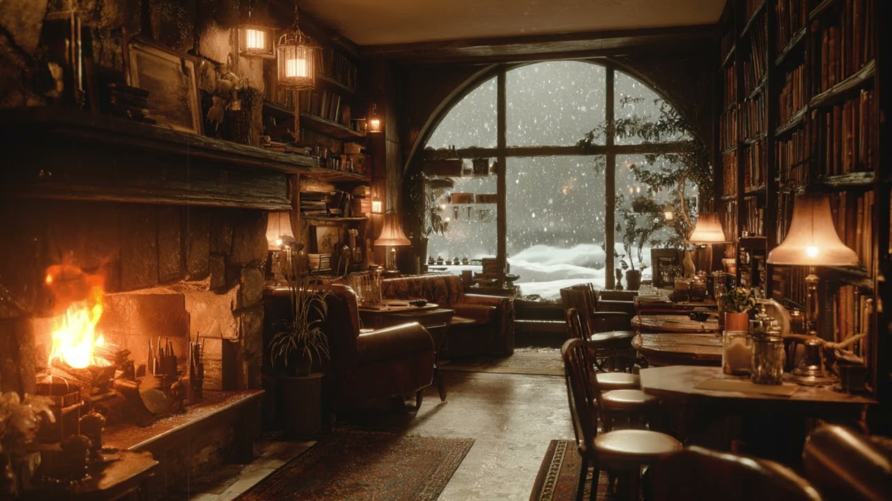 Relaxing vintage jazz morning in a cozy 1950s Cafe | vintage oldies playing in another room