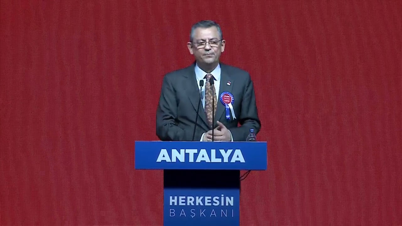 CHP GENEL BAŞKANI &Ouml;ZG&Uuml;R &Ouml;ZEL - ANTALYA ADAY TANITIM TOPLANTISI    21/02/2024