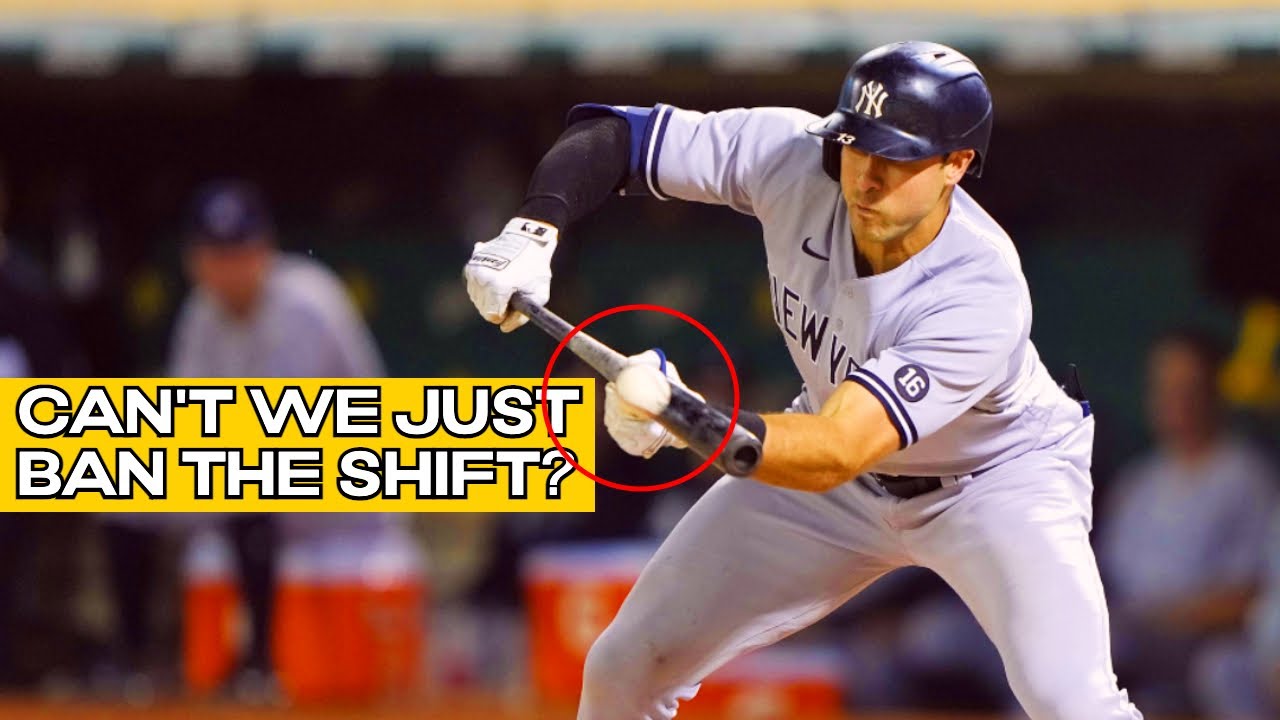 Joey Gallo Begrudgingly Bunting To Beat The Shift for over 2 minutes