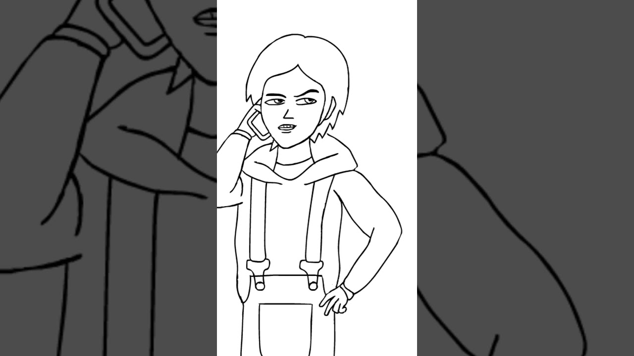 #art #animation #2d #2danimation #shorts #aubreyplaza #story #storytelling #adobeanimate