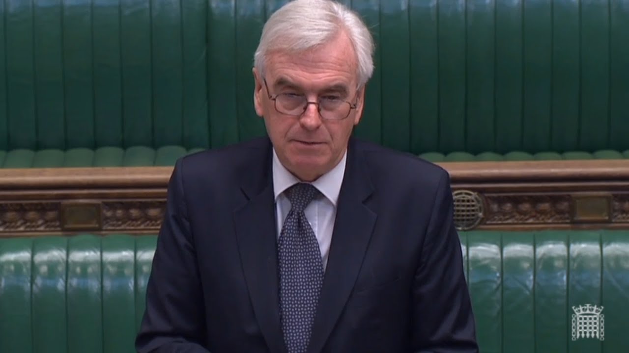 John McDonnell | Response to Contingencies Fund Bill | 24/03/2020
