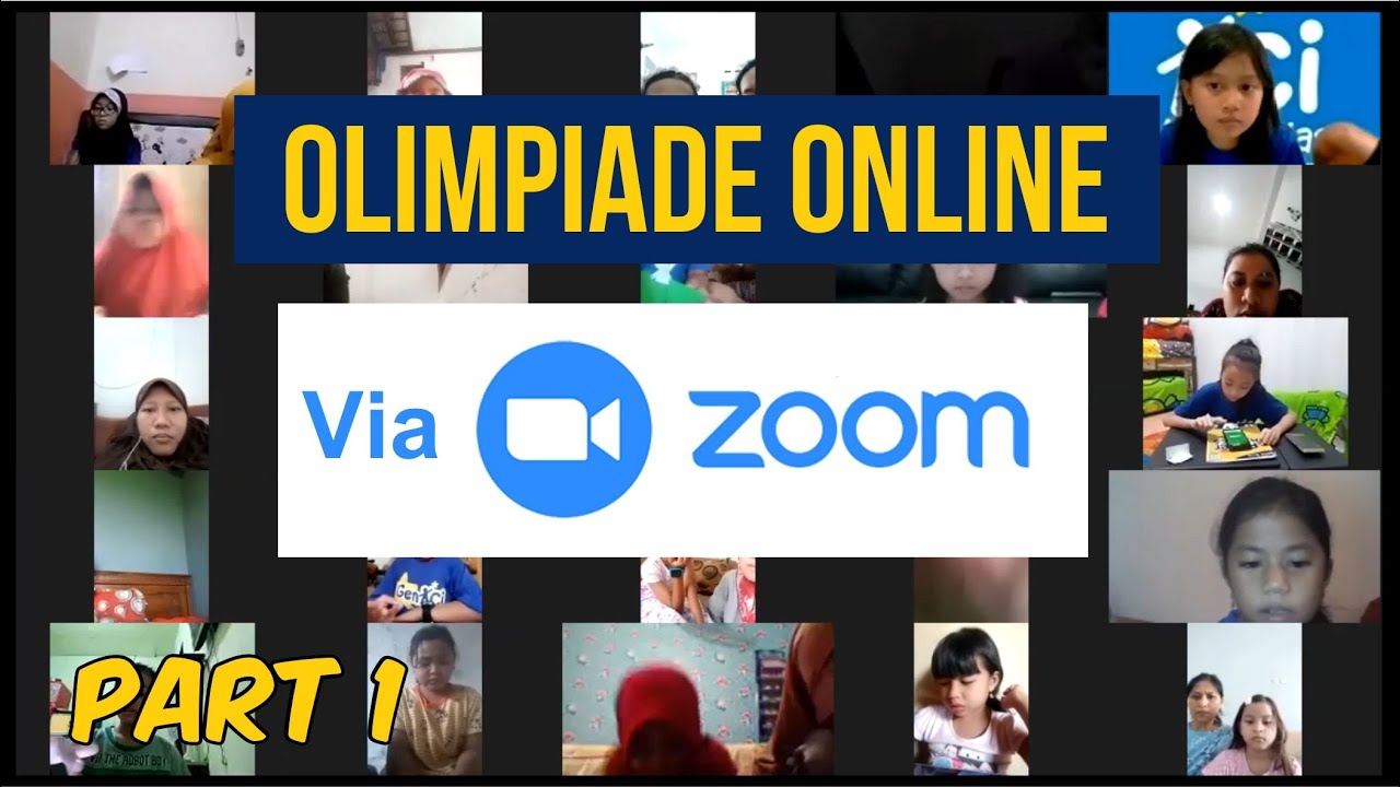 Keseruan Olimpiade Online Berhitung Cepat via Zoom