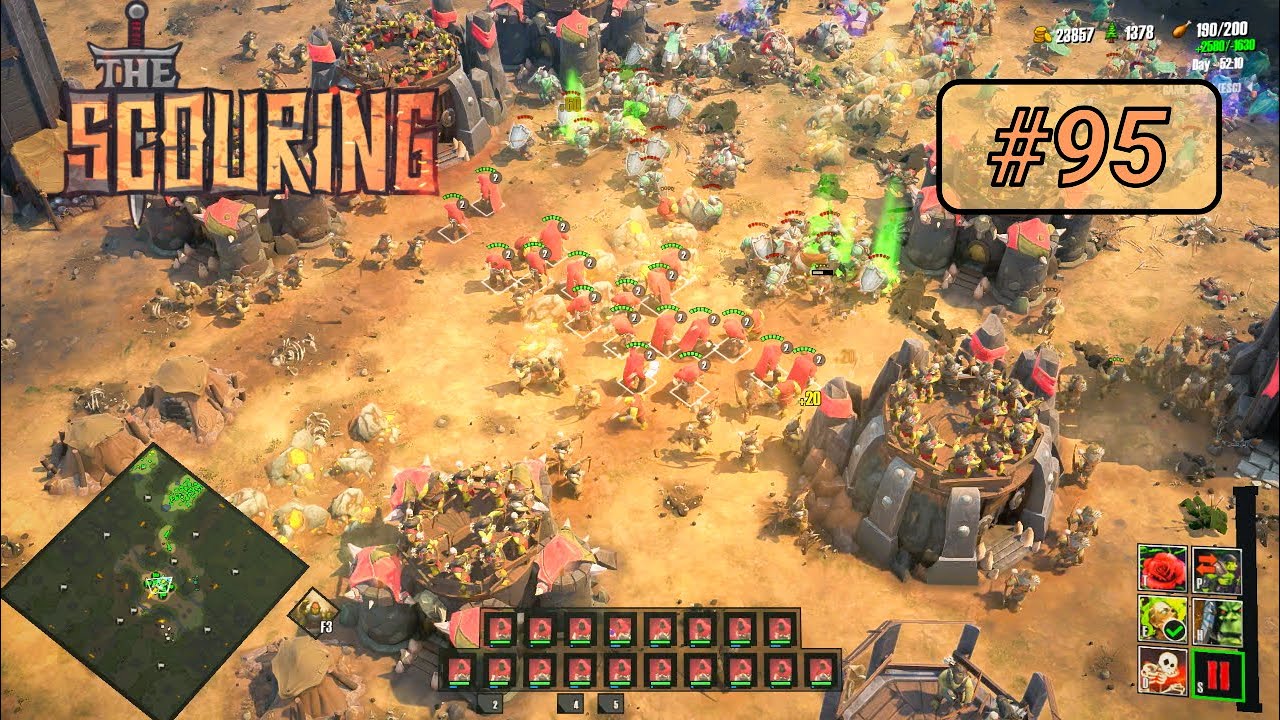 The Scouring #95: Orc Gameplay - 8 Player Free For All, but they Ally against me - HARD