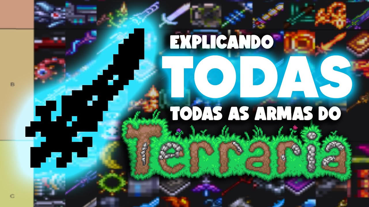 RANKEANDO TODAS AS ARMAS DO TERRARIA | Tierlist Para Iniciantes