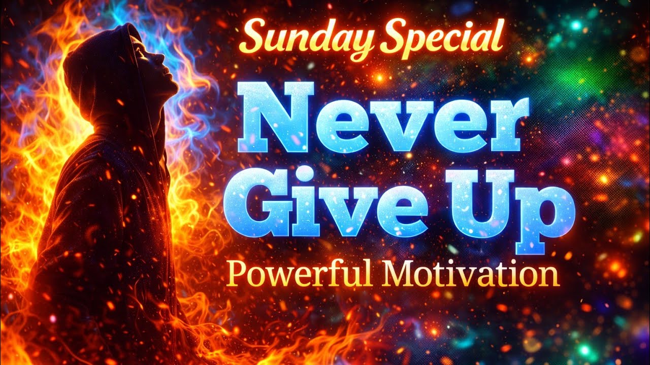 NEVER GIVE UP 🔥 | Powerful Motivational Song | Sunday Special