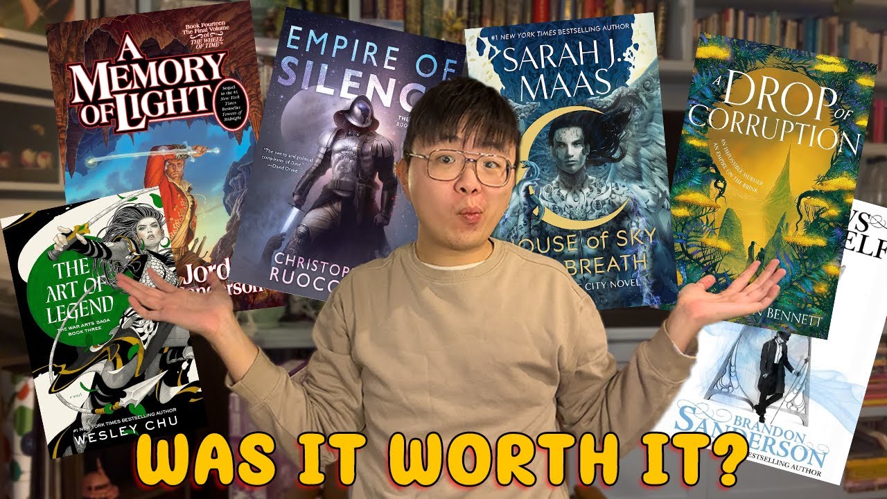 Every Fantasy Series I Read in 2025 (Finished, Ongoing & DNF’d)