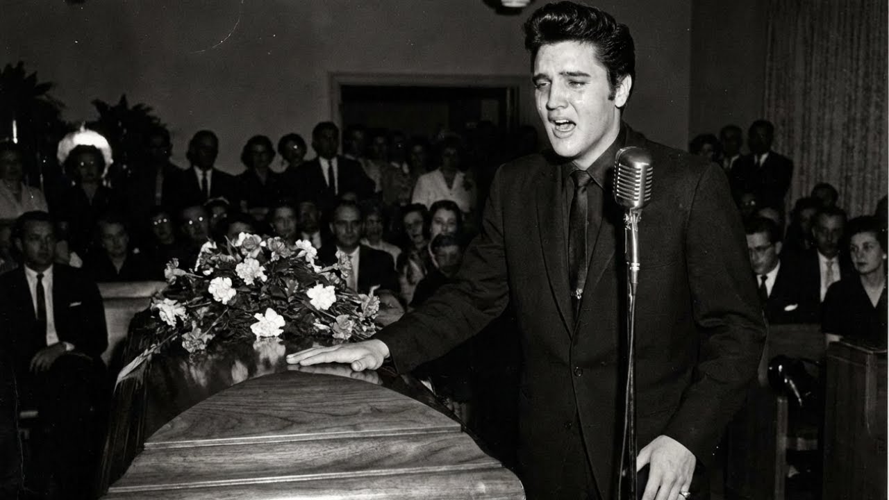 Elvis Sang at His Mother's Funeral — His Voice Cracked on 