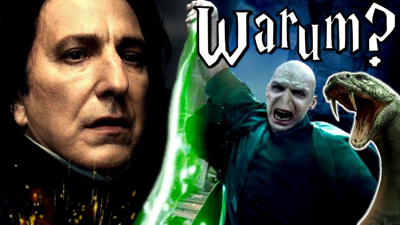 Warum TÖTETE Voldemort SNAPE nicht mit Avada Kedavra?