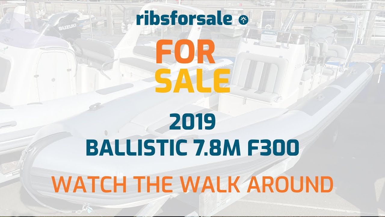 Ballistic 7.8m 2019 RIB tour | Yamaha F300 Engine